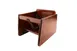 GET BS-200-MOD-W2 Booster Seat, Modified, Double Strap, Hardwood, Walnut Finish 1 image