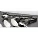 GET BSBF-20 Serving Tongs, 9-1/2" Length, 18/8 Stainless Steel, Mirror 1 image