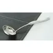 GET BSPD-08 Serving Ladle – 2‑5 oz, 10" Length, 18/8 Stainless Steel, Pounded 1 image