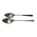 GET BSRIM-20 Portion Control Spoon, 2 Oz., 11-3/4", Solid 18/8 Stainless Steel 1 image