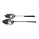GET BSRIM-24 Portion Control Spoon, 2 Oz., 12" Slotted, 18/8 Stainless Steel 1 image