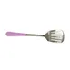 GET BSRIM-81-PR Stainless Spatula, 13-1/2" O.A., 3"L x 3"W Slotted, Purple PVC Handle, Mirror 1 image