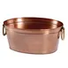 GET BT-2215-ACPR Urban Renewal™ Beverage Tub 8‑Gal 21‑1/4" × 15‑1/4" Iron Copper Rope Handles 1 image