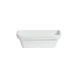 GET BUD23-MOD Bugambilia Bowl, 50-3/4 Oz., 9-1/16" L x 5-1/8" W, 3-1/8" D, White, Aluminum 1 image