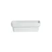 GET BUD24-MOD Bugambilia Salad Bar Bowl, 84-1/2oz, 11-7/16" L × 6-1/16" W, 3-1/2" Deep, White, Alum 1 image