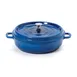 GET CA-005-CB/BK/CC Heiss™ Braiser Pan, 3 Qt, 10" Dia x 2‑7⁄8" H, Induction Base, Cobalt Blue/Black 1 image