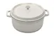 GET CA-006-AWH/BK/CC Heiss™ Induction Dutch Oven, 6-7 Qt, 11" x 4.5" H Aluminum, White/Black, - Set 1 image