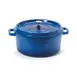 GET CA-006-CB/BK/CC Heiss™ 6‑7 Qt Induction Dutch Oven, 11" x 4‑1/2" H, Blue, 500°F, Dishwasher Safe 1 image