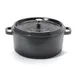 GET CA-006-GR/BK/CC Heiss™ Dutch Oven 6‑7 qt (7 qt rim full), 11" Dia × 4½" H, Aluminum, Gray/Black 1 image