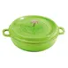GET CA-007-O/BK/CC Dutch Oven, 6-1/2 Qt 7 Qt Rim, 11" Dia x 4-1/2" H, Aluminum Enamel, Orange/Black 1 image