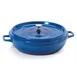 GET CA-008-CB/BK/CC Braiser Pan, 12" x 2-7" H, 4‑5 Qt, Induction‑Ready, Blue/Black, Ceramic Enamel 1 image