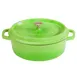 GET CA-009-G/BK Heiss™ Induction Dutch Oven, 3-1/2 Qt, Green Aluminum, 500°F, Dishwasher Safe - Set 1 image