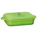 GET CA-010-G/BK/CC Heiss™ Induction Roaster, 5 Qt (5‑1⁄4 Qt) 12‑7⁄8" x 10‑7⁄8" Green Alum, 500F, Lid 1 image