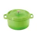 GET CA-012-G/BK Induction Dutch Oven, 4.5‑Qt (5‑Qt Rim), 9.5"×4.25" Green/Black Aluminum Enamel - Set 1 image