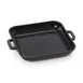 GET CA-104-BK/BK Heiss Mini Induction Grill Pan, 6"x6"x1", 10oz, Black Aluminum/Ceramic, 500°F 1 image