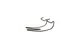 GET CA-LIDHLDR-5 Heiss Lid Hanger, 7.5x4.5, PVC Coated Wire, Black 1 image
