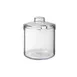 GET CD-8-C-2-CL Condiment Jar Cover, Clear SAN Plastic, NSF Certified, Food Safe, - 1 Dozen 1 image