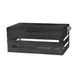 GET CH-FULL-MG Chafer Crate Frame, 21-3/4" x 13-1/2" x 9-1/2", Powder-Coated Steel, Gray, Tritan Lid 1 image