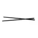 GET CHOPS96-BK Nara 9-1/2" Black Melamine Chopsticks – Break‑Resistant, Dishwasher Safe – 1/Case 1 image