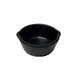 Get CI-03-BK 3Oz Black Melamine Cast Iron Ramekin Smallware Tabletops Servingware Accessory - 1 Dozen 1 image