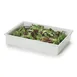 GET CIH1/2-WW 1/2 Size Food Pan, 3-3/4 Qt., 2-1/2" Deep, White Cast Aluminum, Smooth MOD Finish 1 image