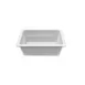 GET CM12104-NW 3.2 Qt 1/2 Size, 12"L x 10"W x 4"H, White Melamine, Break/Chip/Stain Res., BPA Free 1 image