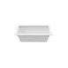 GET CM1274-NW Food Pan, 1/3 Size 2.9 Qt, 12"L x 7"W x 4"H, White Melamine, BPA‑Free, Dishwasher Safe 1 image