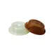 GET CO-100-A Amber Plate Cover, Fits 7.9"-8.8" Break‑Resistant, Dishwasher Safe, BPA‑Free - 1 Dozen 1 image