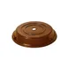 GET CO-105-A Amber Plate Cover, Fits 11-1/4"-12-1/8" Plates, BPA-Free Polypropylene - 1 Dozen 1 image