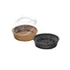 GET CO-2098-CL Cover, 16-1/4" x 8" Round Dome, Polycarbonate Break‑Resistant Roll‑Top Dishwasher Safe 1 image