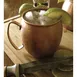 GET CPRMUG-02 Stainless Steel Mug, 16 Oz, 3-1/4" Dia. X 4"H, Copper Plated, Hammered Finish 1 image