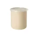 GET CR-0120-T Salad Crock, 1.2 Qt., 5" Diameter, 5-1/4" Deep, SAN Plastic, Tan with Lid - 1 Dozen 1 image