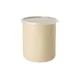 GET CR-0270-T Salad Crock, 2.7 Qt., 6-1/2" Dia., 6-1/2" Deep, Round, SAN Plastic, Tan - 1 Dozen 1 image