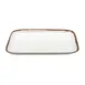 GET CS-119-RM Rustic Mill Platter, 12.75" x 9.5" Beige Melamine, Dishwasher Safe - Dozen 1 image