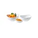 GET CS-1198-CN-W Coralline Bowl, 4 Qt., 11-3/4" x 9-3/4" x 9" H, White, Melamine, Break‑Resistant 1 image