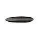 GET CS-1275-DG Oval Dinner Plate/Platter, 12" x 7.5" x 1" H, Dark Gray Melamine - Dozen 1 image