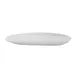 GET CS-1275-W Riverstone Oval Dinner Plate, 12" x 7½" x 1" Melamine, White, Dishwasher Safe - Dozen 1 image