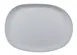 GET CS-1410-W Riverstone Platter, 14" x 10" Oval Coupe, Melamine White - 1 Dozen 1 image