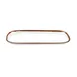 GET CS-146-RM Rustic Mill Platter – 14" X 5-1/2", Beige, Rect, Melamine, Dishwasher Safe, BPA Free 1 image