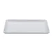 GET CS-1575-W Midtown™ Platter, 15" x 7-1/2", Rectangular, Coupe, Melamine, White, Break-Resistant 1 image