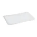 GET CS-1811-CN-W Coralline 18" x 11" White Rectangular Melamine Display Tray, Break‑Resistant, BPA‑Free, NSF 1 image