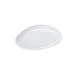 GET CS-6111-W Platter 11" x 9-1/4" Egg White Melamine BPA-Free Break-Resist Dishwasher-Safe - Dozen 1 image