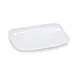 GET CS-6113-W Siciliano Platter, 18"L x 9-3/4"W, Rectangular, Break-Resistant, Melamine, White 1 image