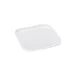 GET CS-6115-W Siciliano Plate, 5" L x 5" W Square Coupe, Melamine White, Break‑Resistant - Dozen 1 image