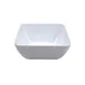 GET CS-960-W Midtown Bowl – 3 Qt., 9-1/2" x 9-1/2" x 2-3/4", Sq., White, Melamine, Dishwasher‑Safe 1 image