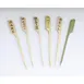 GET D-120 Rare Bamboo Clipper Mill Steak Marker, 3-1/2" L x 1/10" W, 2/5" Head - 100/Bag 1 image