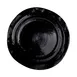 GET D101-B Plate, 10" Dia. x 3/4" H, Round Black Melamine, BPA Free, Scratch Resistant 1 image