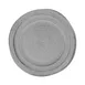 GET D101ST-GSD 10" Gray Melamine Plate, Irregular Round, 3/4" H, Scratch Resistant, Dishwasher Safe 1 image