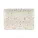 GET D1061RC-CC Plate, 10" x 6-3/4" x 1-3/8", Rectangular Melamine, Chocolate Chip Design, Macchiato 1 image
