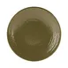 GET D10RR-LIZ Plate, 10" Dia. x 1-1/2"H, Round Coupe, Pebble Textured Melamine, Lizard Green 1 image